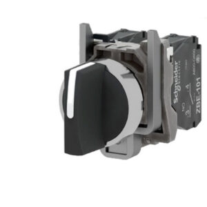 Sélecteur rotatif Schneider Harmony XB4 trois positions rappel au centre 2NO