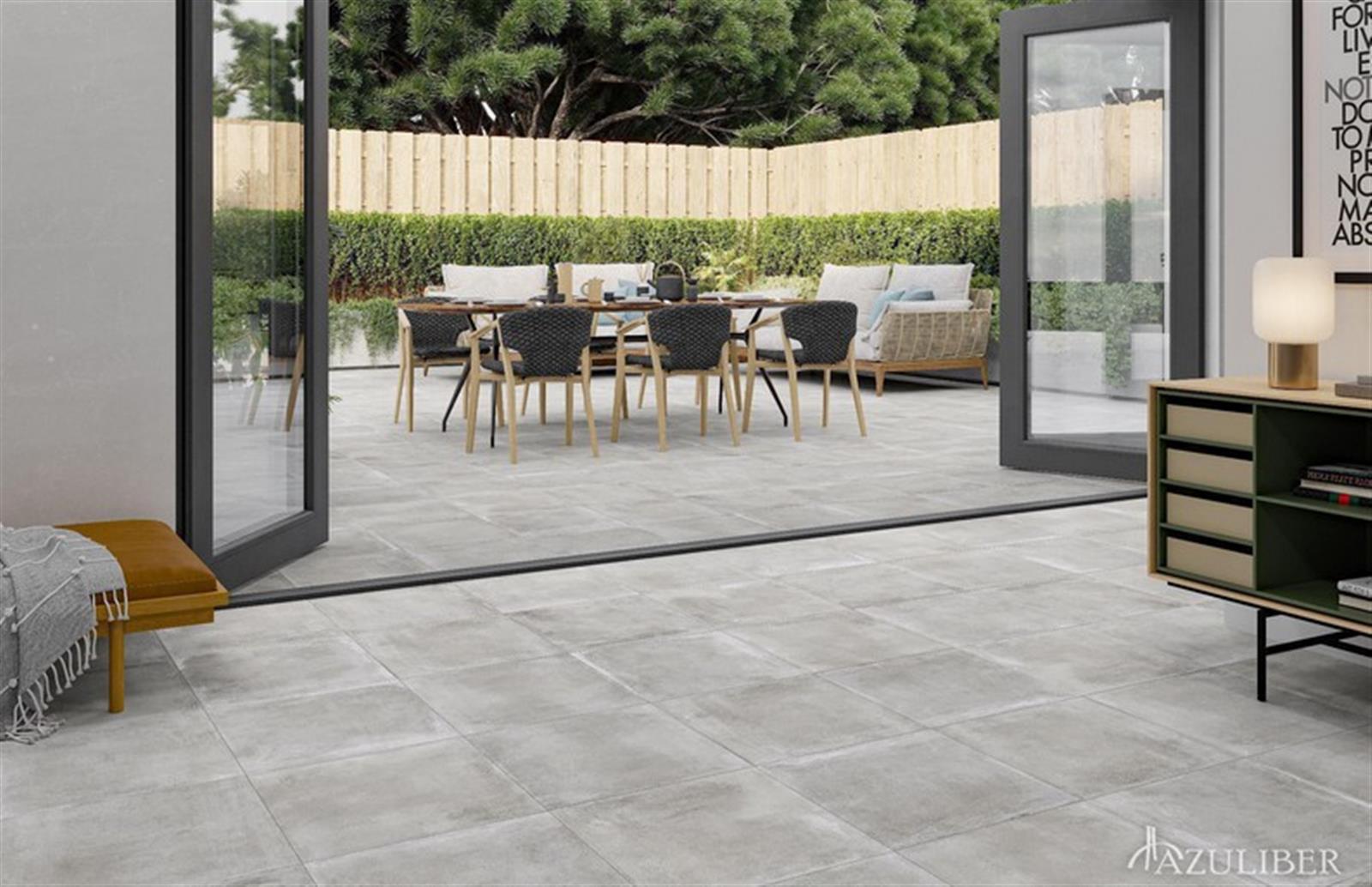 Série CASLTELBEJAC AD - 45 x 45 - Gris Antidérapant