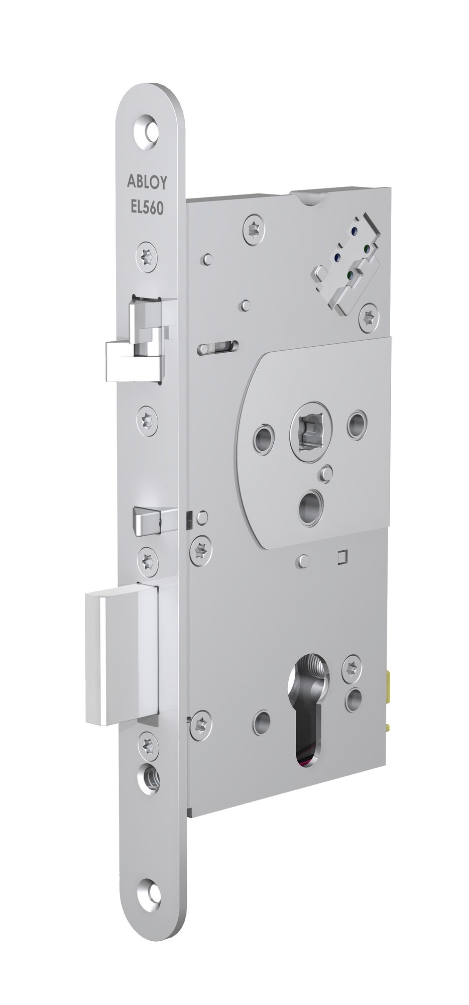 Serrure à béquilles contrôlées EL560 entrée sortie libre axe 60 mm entraxe 72 mm ABLOY KEL560100160