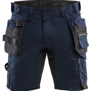 Short stretch 2D avec poches flottantes marine foncé taille 50 BLÅKLÄDER 175218328600C56