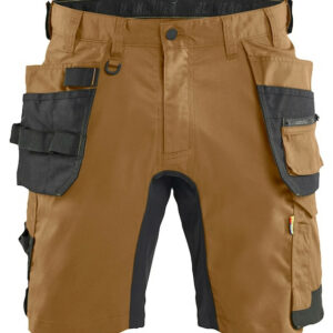Short stretch 2D avec poches flottantes nougat - noir taille 56 BLÅKLÄDER 175218327699C62