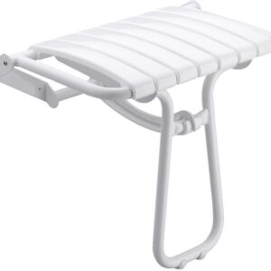Siège de douche CLASSIC grande taille - Blanc