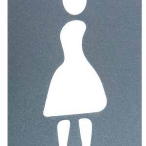 Signalétique pictogramme SIGNA femme gris anthracite SOCONA SG61
