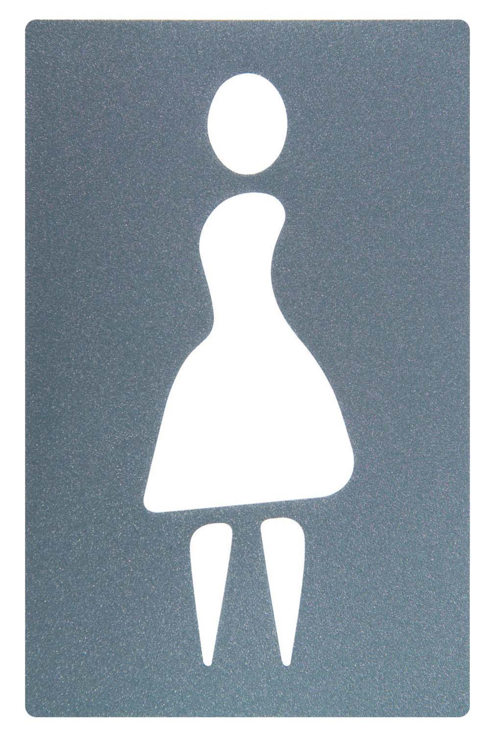 Signalétique pictogramme SIGNA femme gris anthracite SOCONA SG61