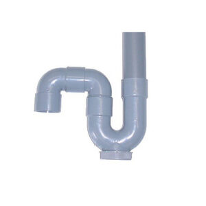 Siphon de machine à laver en PVC sortie verticale - Sortie verticale DN40
