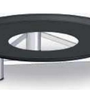 Socle chauffe eau Hydrinox - Diamètre: 570 mm - Hauteur: 110 mm - Noir