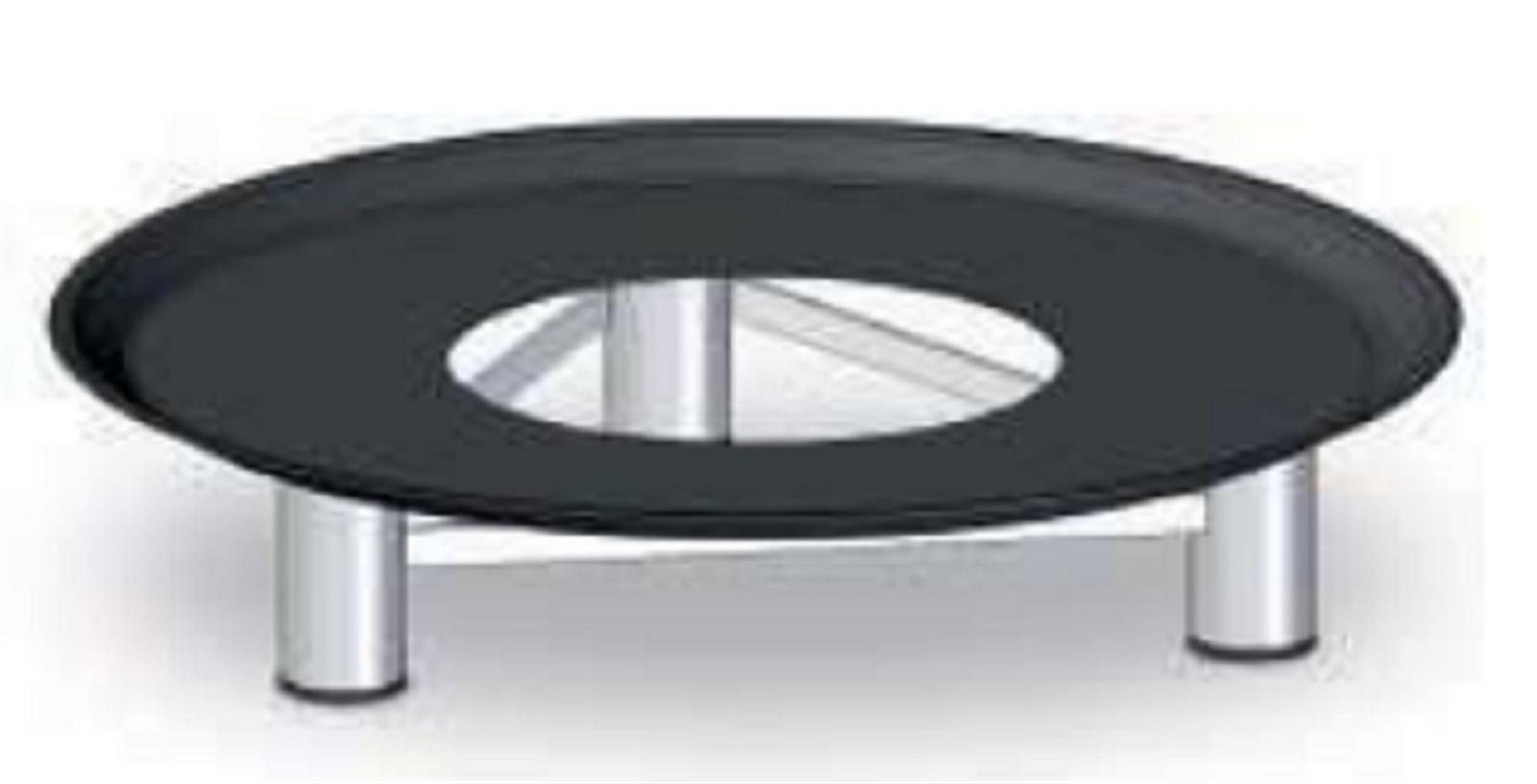 Socle chauffe eau Hydrinox - Diamètre: 570 mm - Hauteur: 110 mm - Noir
