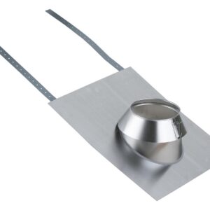 Solin inox 15 à 30° tuile avec collerette THERMINOX TI - Diamètre int. : 150 / Diamètre ext. : 214