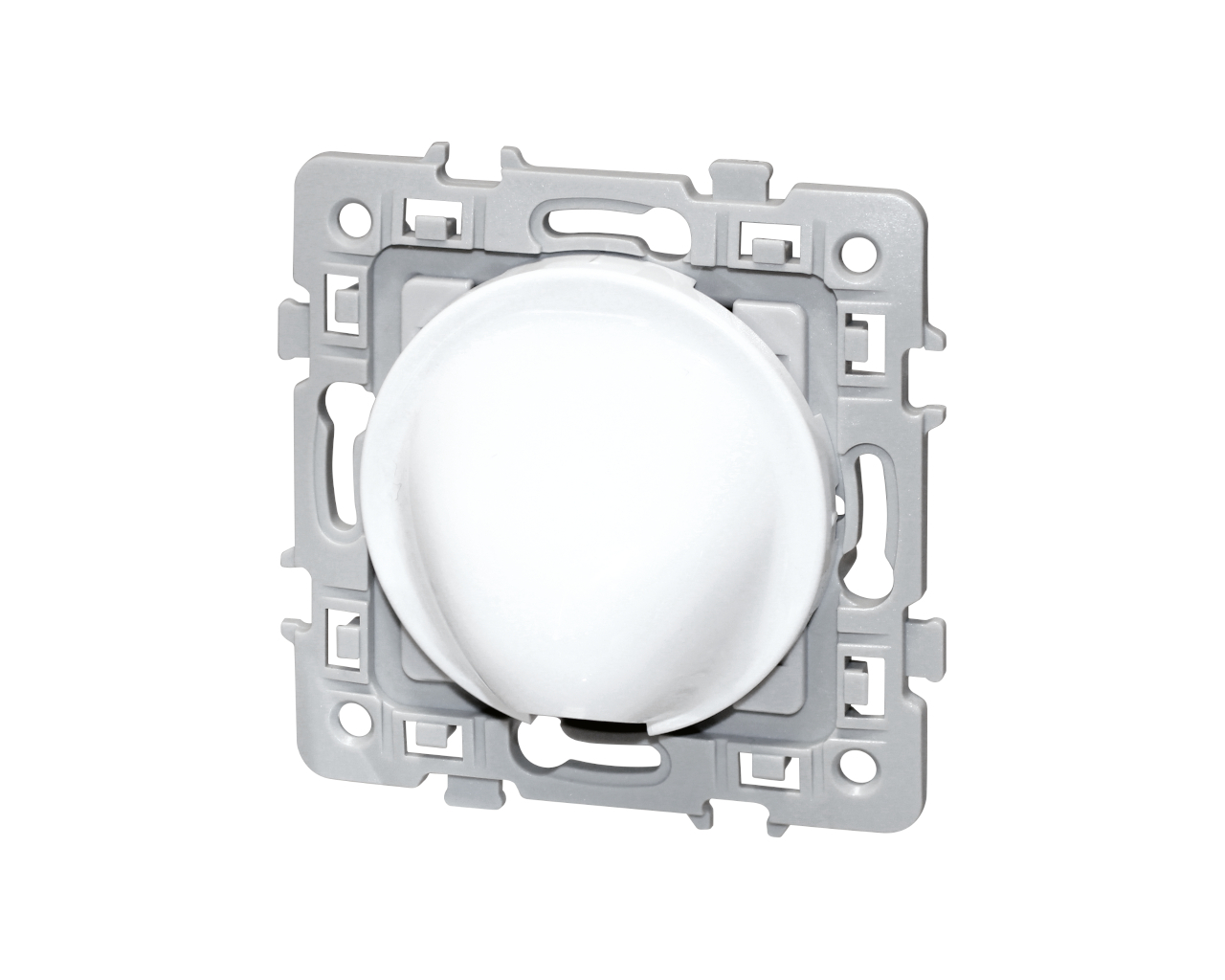 Sortie de câble Blanc Eur'Ohm Square