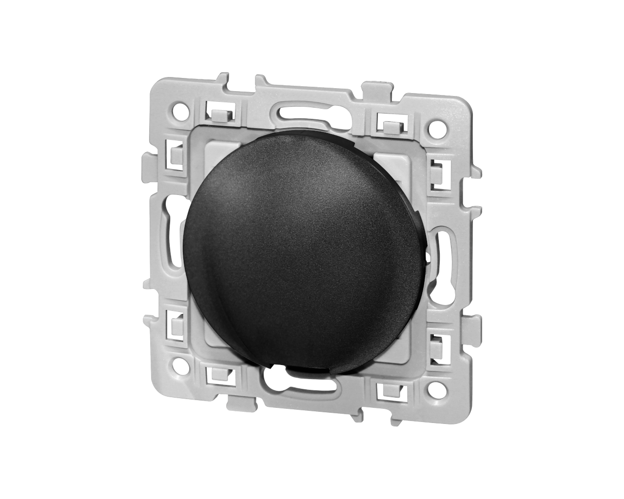 Sortie de câble Noir Eur'Ohm Square