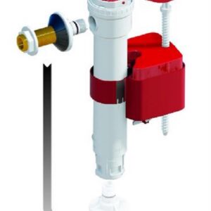 Soupape DUAL 6 surverse centrale 3/6 litres et robinet SX à flotteur télescopique- - Robinet flotteur et mécanisme