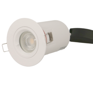 Spot plafond BBC blanc complet avec GU10 dimmable 3000K Vision el