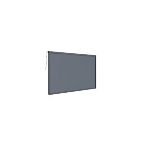 Store vertical motorisé pergola 370 cm aluminium textilène - gris anthracite