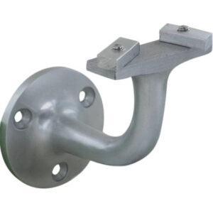 Support cintré pour main courante en aluminium anodisé argent DUVAL 61-0102-200