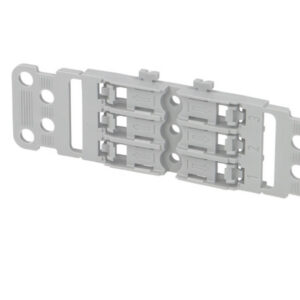 Support de fixation borne Wago inline 3 voies