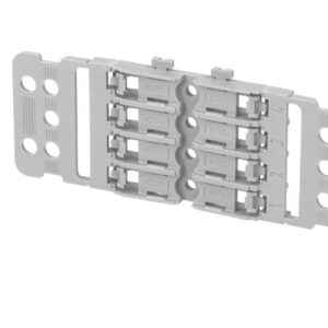 Support de fixation borne Wago inline 4 voies