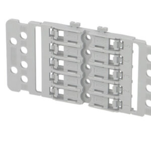 Support de fixation borne Wago inline 5 voies