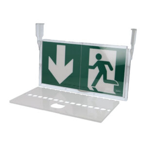 Support plaque verticale "drapeau" pour BAES Lumio