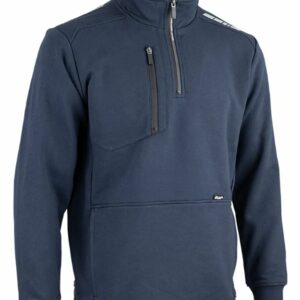 Sweat col montant team bleu foncé TM LMA LEBEURRE 8132M