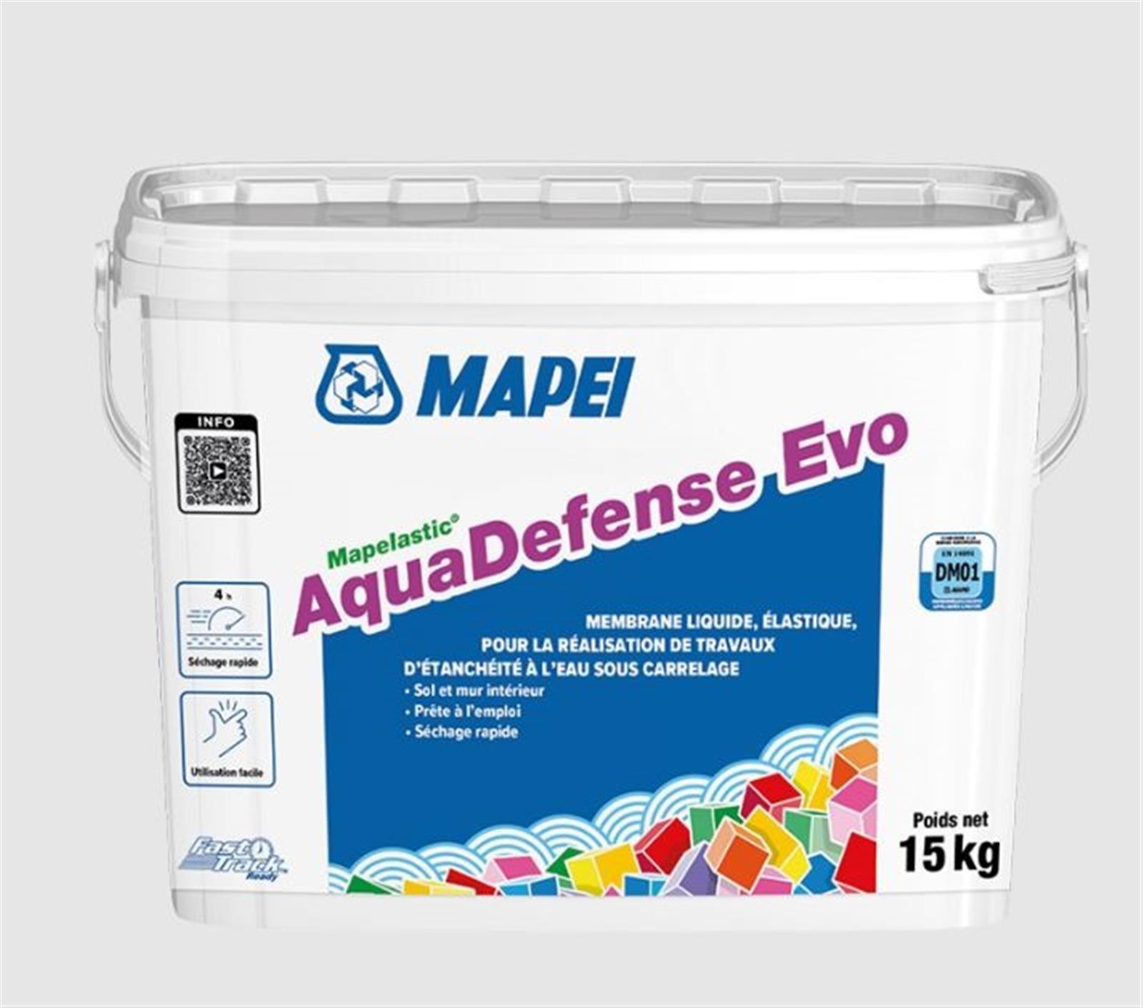 Système d'étanchéité sous carrelage MAPELASTIC AQUADEFENSE EVO - Seau de 7kg