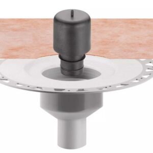 Système d’évacuation verticale avec siphon KERDI DRAIN - Sortie DN50 avec siphon intégré