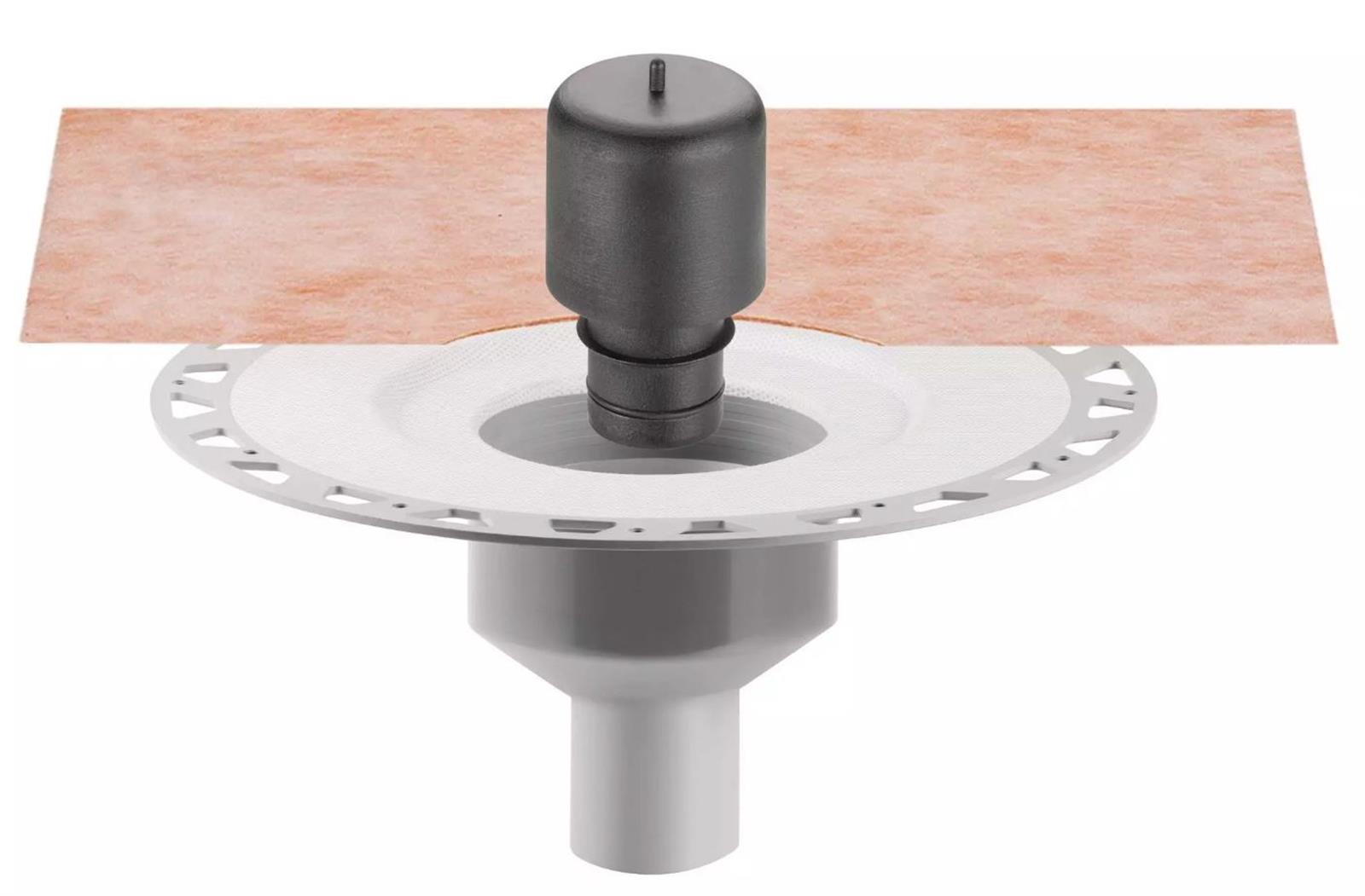 Système d’évacuation verticale avec siphon KERDI DRAIN - Sortie DN50 avec siphon intégré