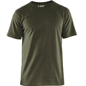 T-shirt coton vert armée lot de 5 TL BLÅKLÄDER 362510424600L