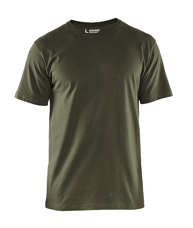 T-shirt coton vert armée lot de 5 TL BLÅKLÄDER 362510424600L