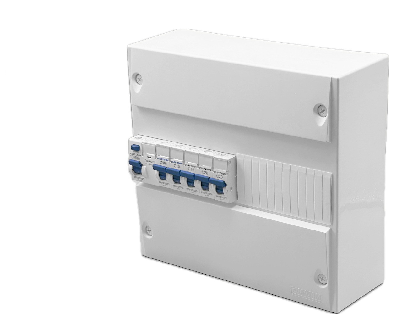 Tableau précâblé 5 disj + 1 ID Eur'Ohm RX Protect automatique