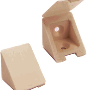 Tac ecker polypropylène 3 faces marron 27 x 60 x 54 mm boîte de 50 MONIN 511890