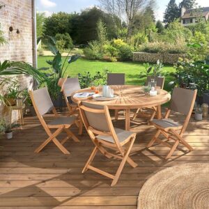 TDT 1514 - Table de jardin Come - Bois -