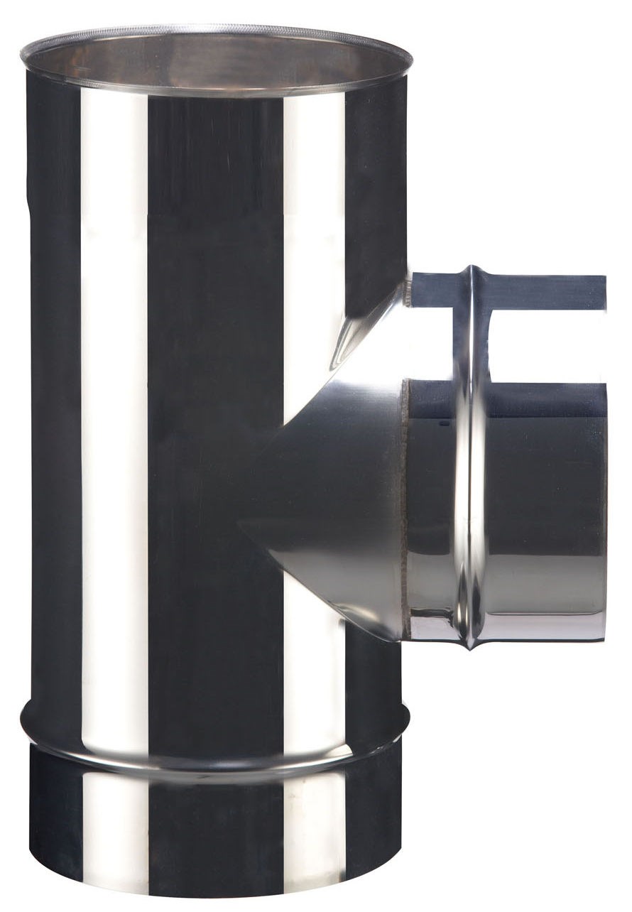 Té 90° nu inox SOI - Diamètre : 180