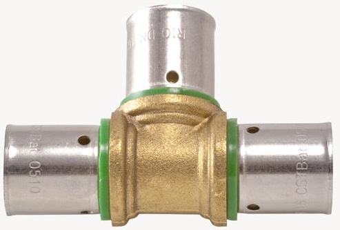 Té égal à sertir radial - Diamètre : 20