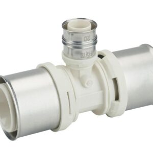 Té multicouche à sertir avec sortie centrale réduite ALPEX DUO XS - Ø 32-26-32mm