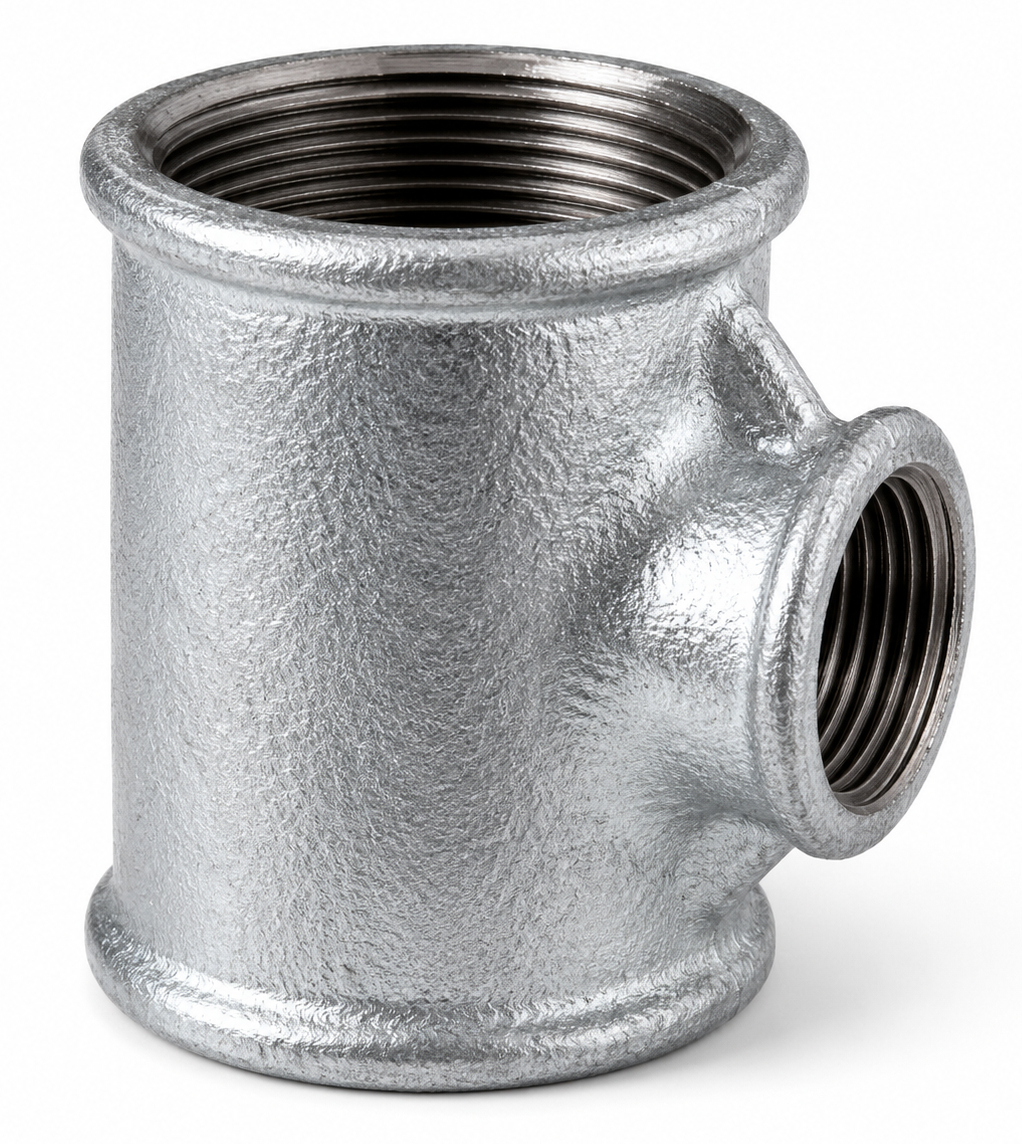 Té réduit 130R femelle-femelle galvanisé 1'' 1/2'' 1'' VIRFOLLET 13005533