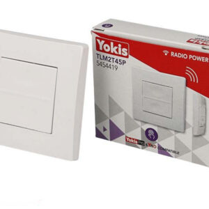 Télécommande sans fil murale 2 touches POWER Yokis