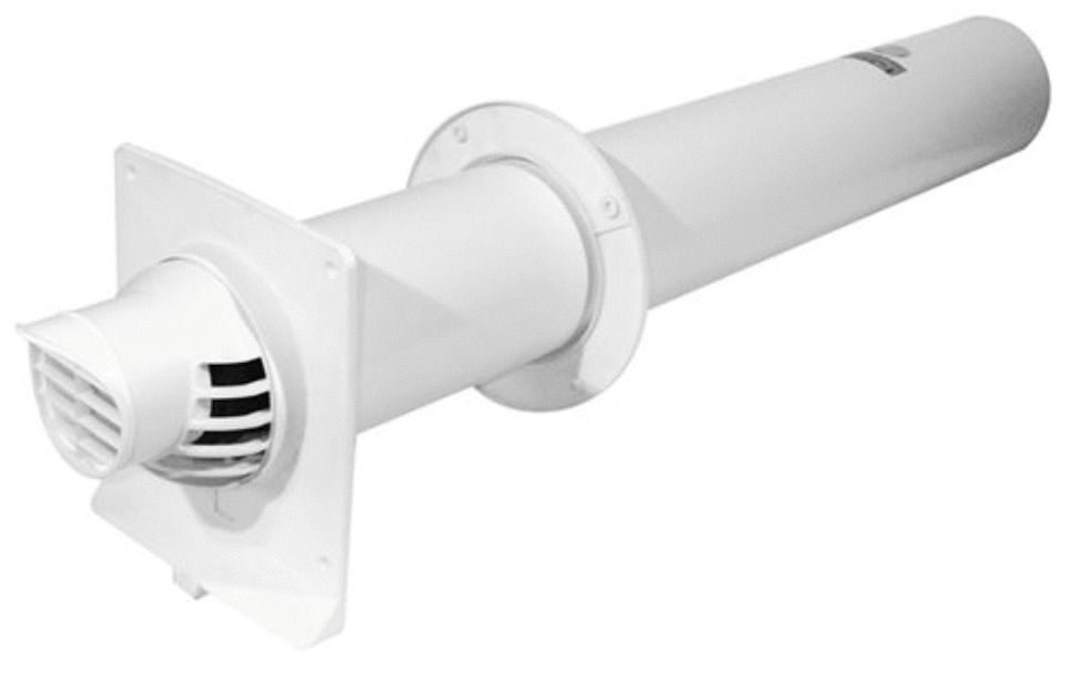 Terminal horizontal ROLUX condensation 80/125 PP/PVC UBBINK 223150