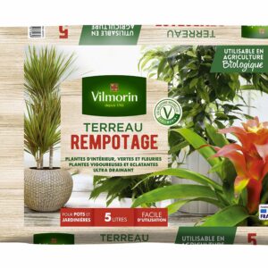 Terreau Rempotage pour Plantes d'Intérieur - 5 L