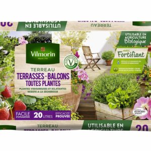 Terreau Terrasses et Balcons - 20 L
