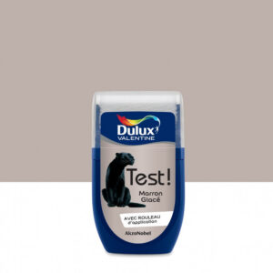 Testeur peinture Crème de couleur marron glace satin 30 mL - DULUX VALENTINE