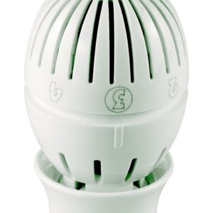 Tête thermostatique pour radiateur eau chaude avec bulbe liquide - Diamètre: 48 mm - Bulbe liquide - Chromé