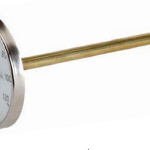 Thermomètre à plongeur - Raccord axial - Diamètre cadran 63 mm - Longueur: 45 mm