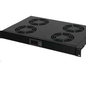 Tiroir ventilé avec 4 ventilateur + thermostat, 1 unité pour coffret et baie 19"