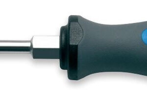 Tournevis avec écrou gainage 617 TBI pour vis à empreinte Pozidriv PZ3 UNIOR TOOLS 611714