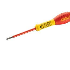 Tournevis plat 3,5 x 75mm isolé 1000V STANLEY Fatmax