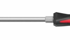 Tournevis ULTIMATE fente chromée avec pointe brunie entraînement 6 pans 8 x 200 mm KS TOOLS 922.6013