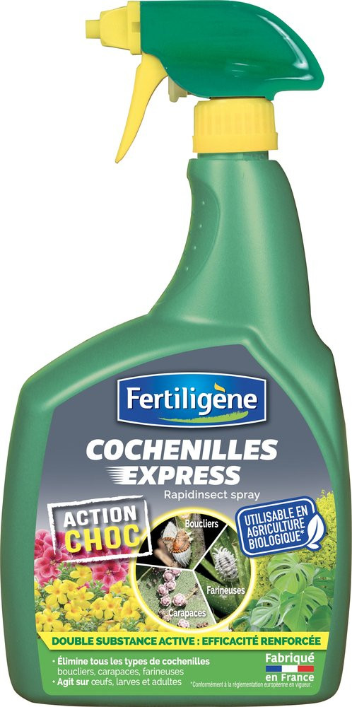 Traitement des insectes anticochenille FERTILIGENE , pourtous végétaux, 700 ml