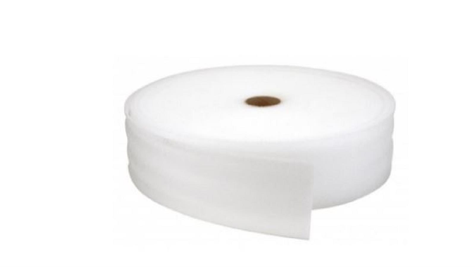 Tramiplinthe - Joint périphérique (Epaisseur) 3 mm - Rouleau de 50 m - Largeur: 98 mm Blanc