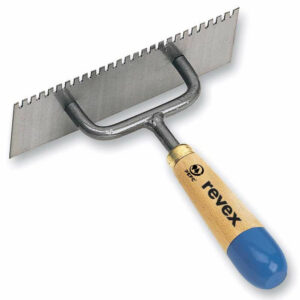 Truelle à berthelet 1 coté denté 60 mm REVEX 036042