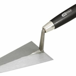Truelle italienne ronde lame en acier et manche en bois 220 mm KS TOOLS 144.0114